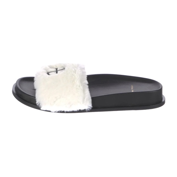 Anine Bing Faux Fur Slides size 37 - Picture 1 of 5